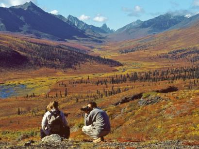 Reise in Kanada, Yukon in Herbstfarben
