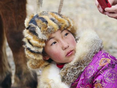 Reise in Mongolei, Junge Westmongolin