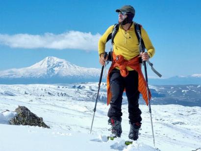 Reise in Armenien, Skitourenguide Hovhannes Martirosyan