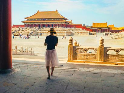 Reise in China, Verbotene Stadt in Peking, China