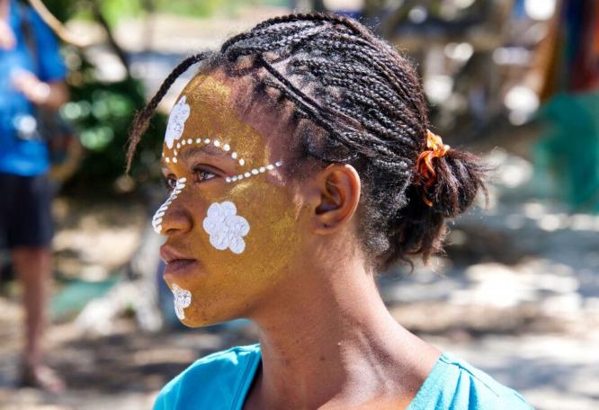 Reise in Madagaskar, Antakarana Frau aus dem Norden