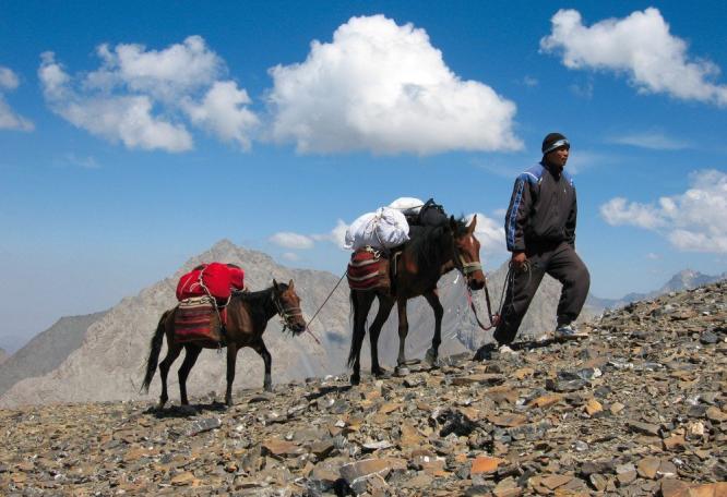 Reise in Kirgistan, Trekking in Aksu-Sabakh