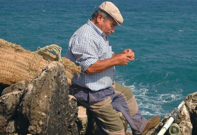 Reise in Portugal, Fischer an der Algarve