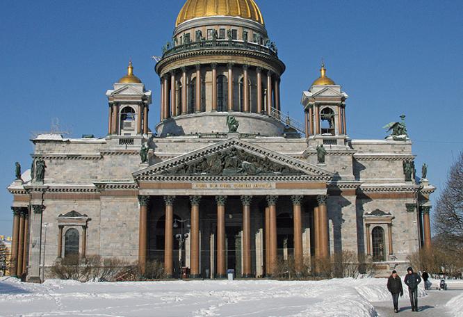 Reise in Russland, Isaaks-Kathedrale in St. Petersburg