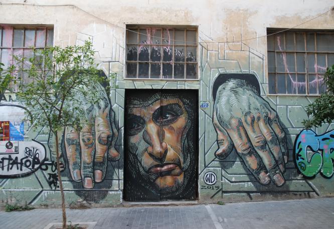 Reise in Griechenland, Street Art in Athen