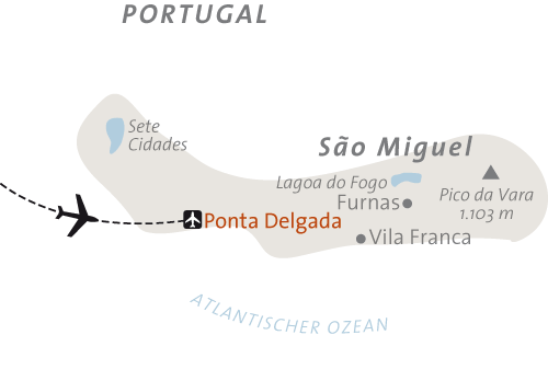 Reise in Portugal, Azoren - Silvester auf Sao Miguel Die immergrüne Vulkaninsel