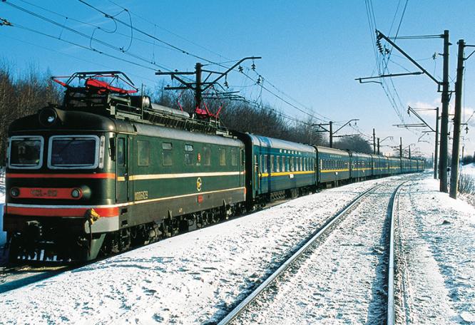 Reise in China, Transsib auf verschneiter Trasse - Russland im Winter