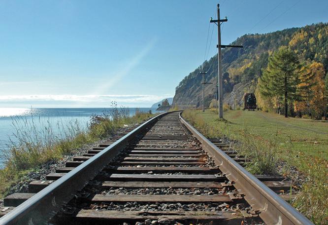 Reise in Russland, Der Baikalsee - Schienen Gleise