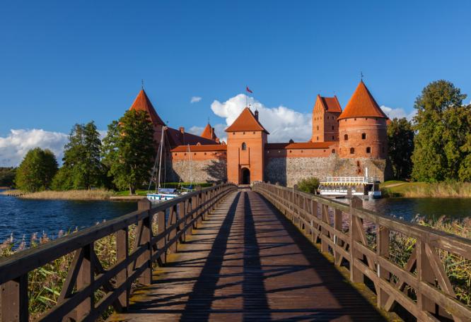 Reise in Estland, Burg von Trakai