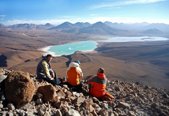 Reise in Bolivien, Auf dem Gipfel des Cerro Toco