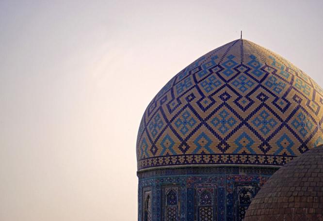 Reise in Usbekistan, Eine der Kuppeln Schah-I-Zindas