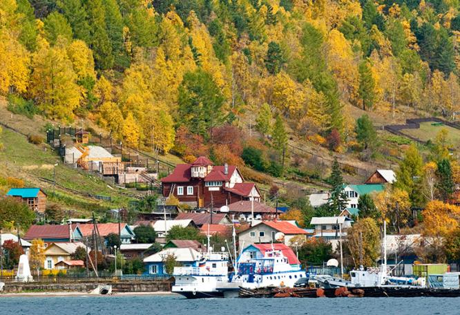 Reise in Russland, Port Baikal am Baikalsee