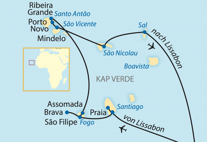 Reise in Kap Verde, Exklusiv-Charter: Vergessenes Insel-Paradies im Atlantik (2020)