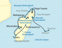 Reise in Madagaskar, Blick über Mauritius