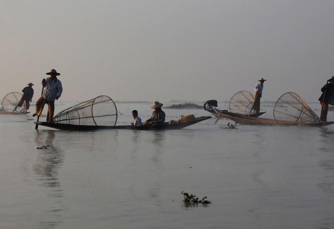Reise in Myanmar, Auf dem Inle-See​
