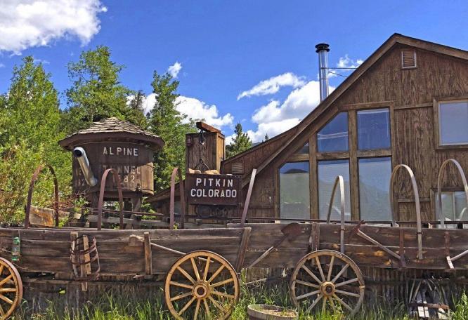 Reise in USA, Tin Cup Store, Tincup Ghost Town, Colorado