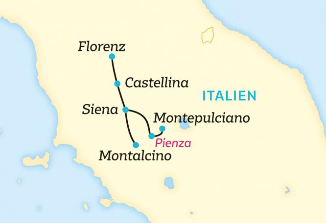 Reise in Italien, Gestatten: Toskana, typisch Toskana. (2020/2021)