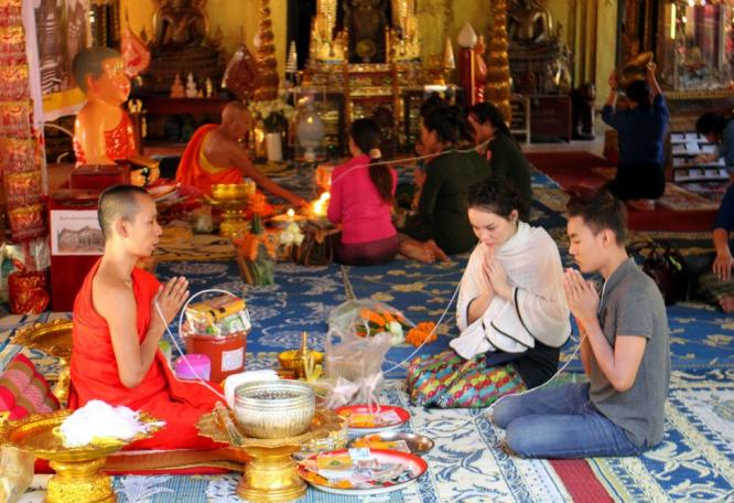 Reise in Kambodscha, Kloster in Luang Prabang