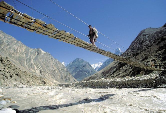 Reise in Pakistan, Blick hinüber zum majestätischen K2.