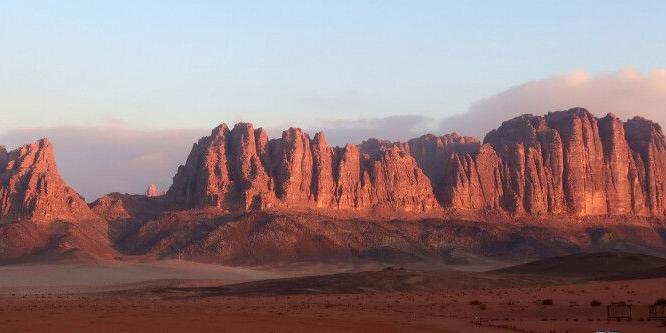 Reise in Jordanien, Morgenstimmung im Wadi Rum