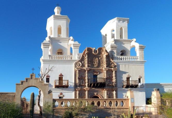 Reise in USA, Mission San Xavier del Bac, Tucson, Arizona