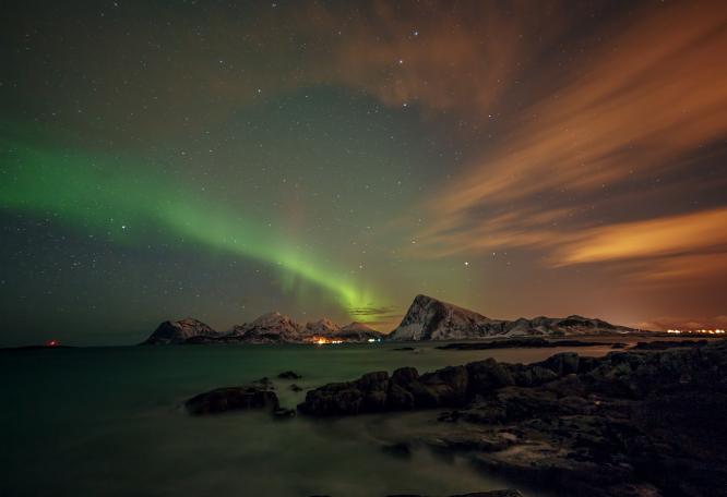 Reise in Island, Island: Polarlichter