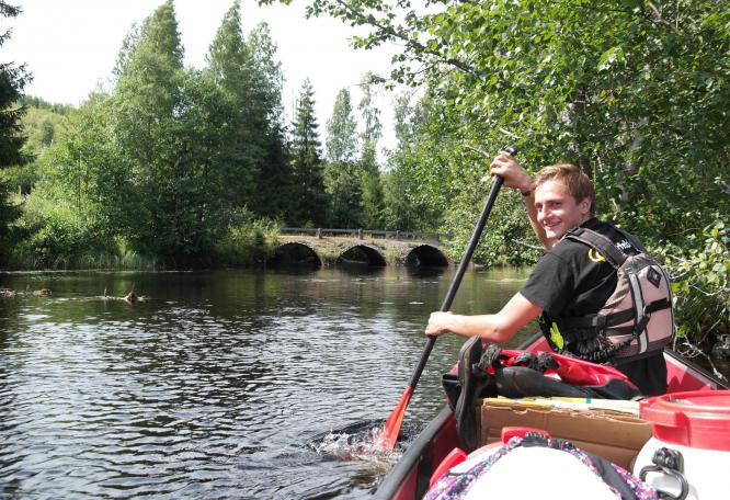 Reise in Schweden, Kanutour auf dem Svartälven für Jugendliche