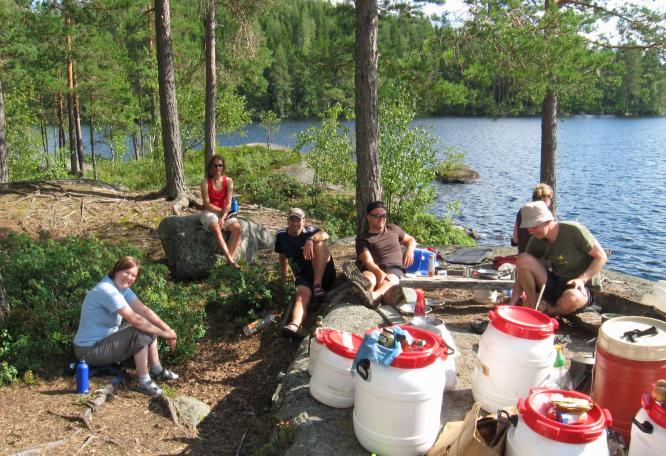 Reise in Schweden, Kanutouren für Gruppen