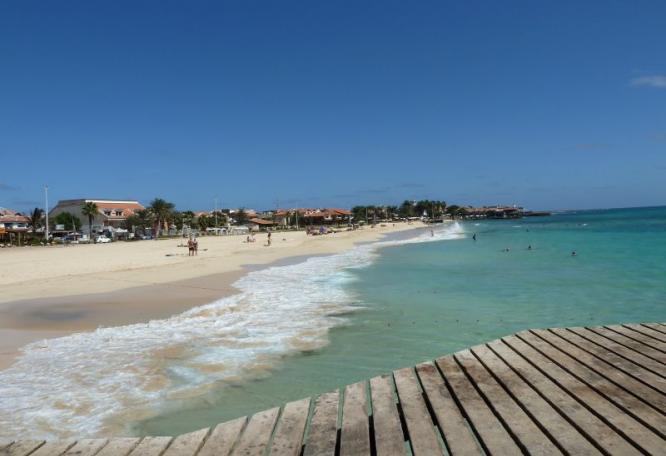 Reise in Kap Verde, Strand auf Sal