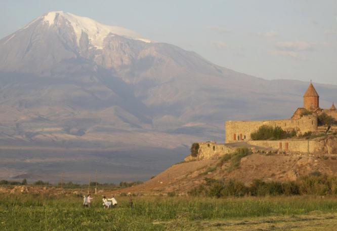 Reise in Armenien, Gebetszeremonie in Noravank