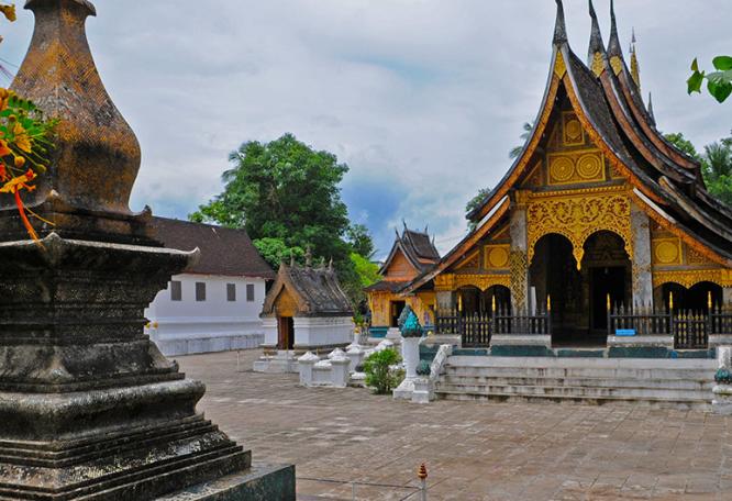 Reise in Laos, Wat Xieng Tong in Luang Prabang (Laos)