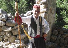 Reise in Griechenland, Hirte bei Paleo Pili auf Kos
