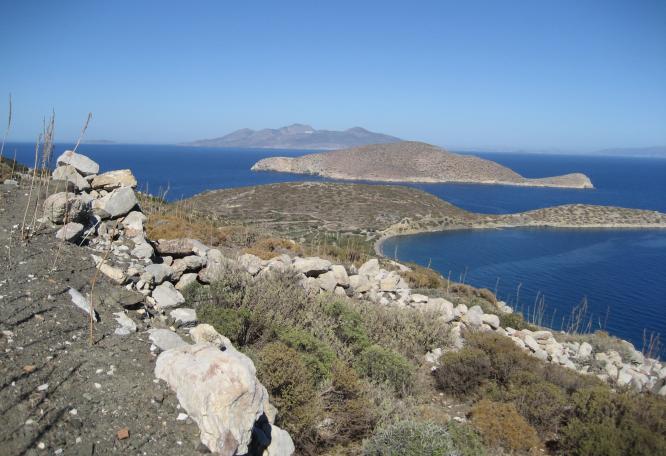 Reise in Griechenland, Aussicht auf die südägäische See