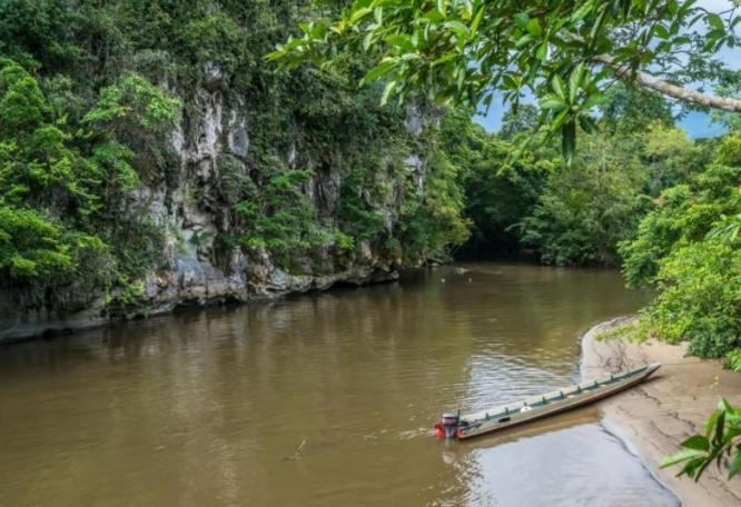 Reise in Malaysia, Landesinnere von Borneo, Pantu Fluss