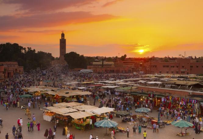 Reise in Marokko, Marrakesch: Städtereise