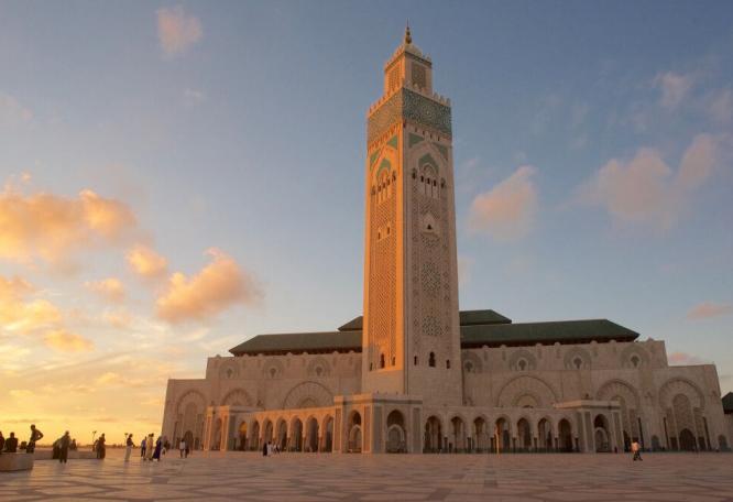 Reise in Marokko, Hassan-II.-Moschee in Casablanca