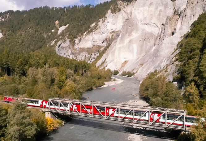 Reise in Schweiz, Bahnreisen in der Schweiz