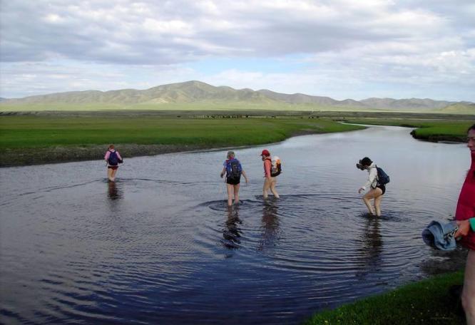 Reise in Mongolei, Wanderung im Nationalpark Hustain Nuruu in der Mongolei