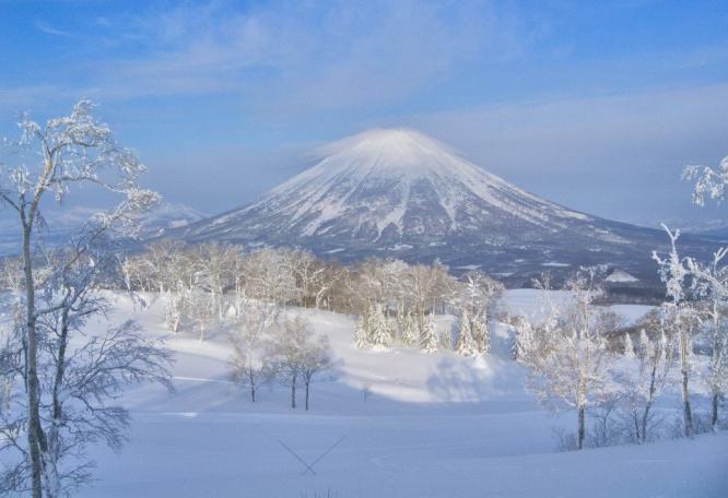 Reise in Japan, Skigebiet Rusutsu, Hokkaido, Japan