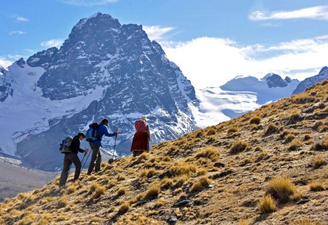 Reise in Bolivien, Aktiv unterwegs auf dem Condoriri-Trek