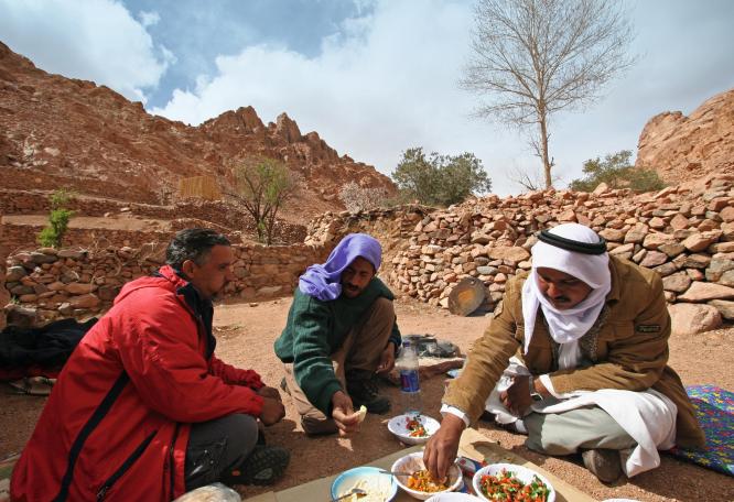 Reise in Ägypten, Sinai：Eremit auf Zeit im Beduinengarten