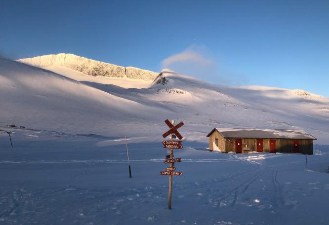 Reise in Schweden, Skitour Nordland