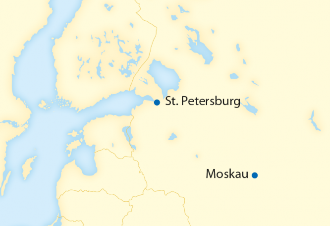 Reise in Russland, Städtereise nach Moskau und St. Petersburg (2020/2021)