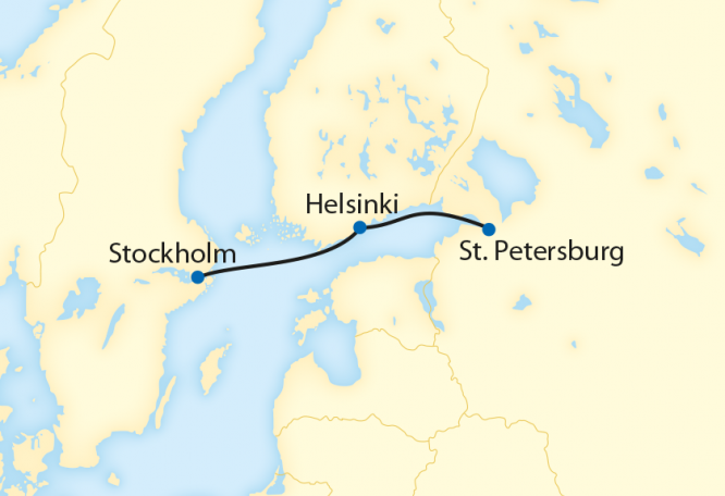 Reise in Finnland, Stockholm – Helsinki – St. Petersburg  (2020)