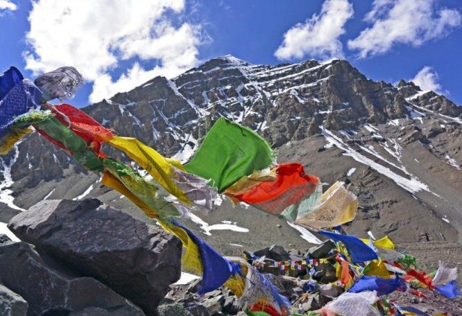Reise in Indien, Stok Kangri, am Gipfelgrat