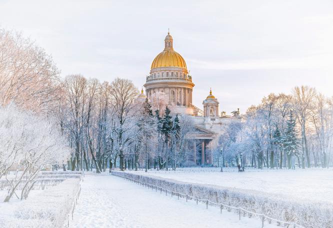 Reise in Russland, St. Petersburg: Die winterliche Städtereise