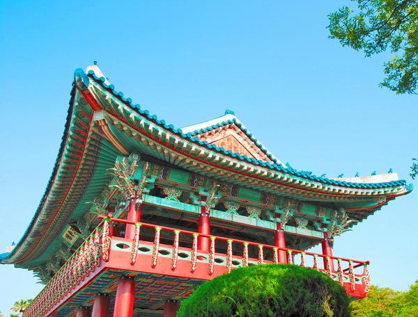 Reise in Südkorea, Koreanischer Tempel