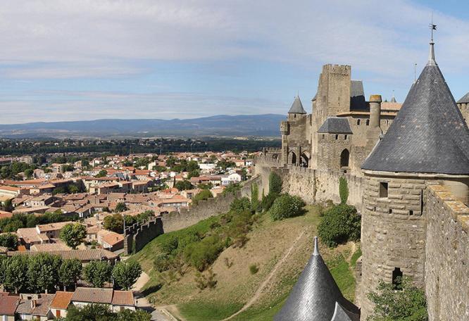 Reise in Deutschland, Burg Cité in Carcassonne