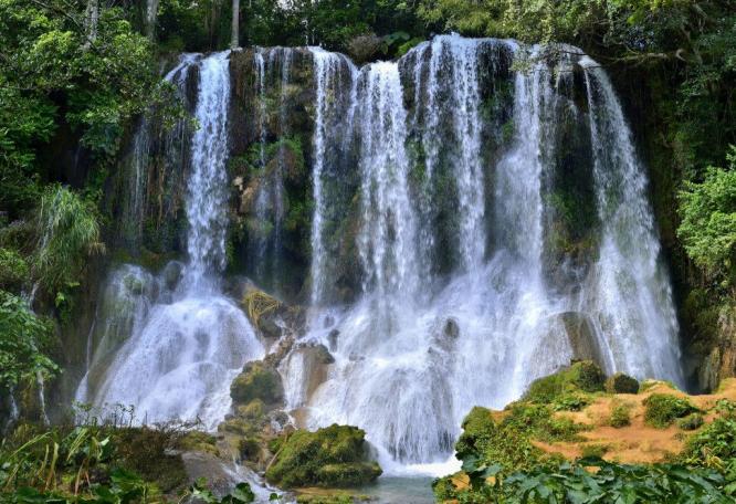 Reise in Kuba, Wasserfall