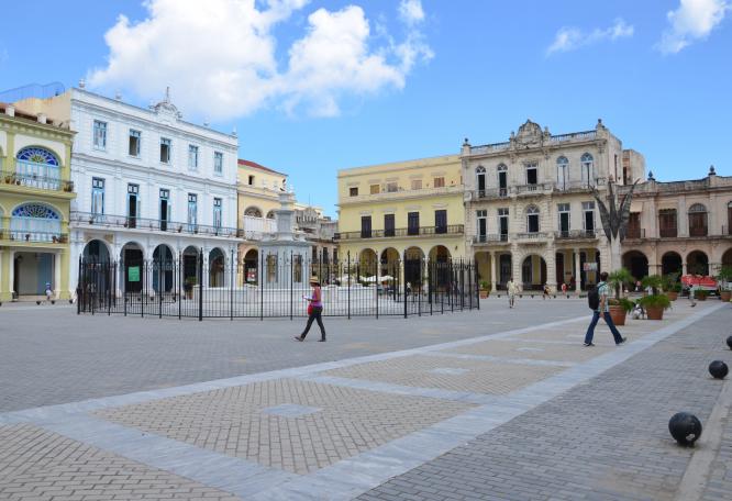 Reise in Kuba, Plaza Vieja in Havanna